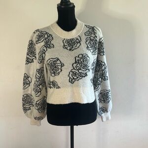 Baum Und Pferdgarten Wool Blend Cherika Floral Sweater
